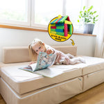 Spielsofa mit Stauraum Riwi - RIWI® 2-in-1 Spielsofa & Aufbewahrungs-Set