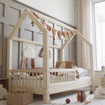 Hausbett STERNCHEN mit abnehmbarer Barriere