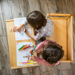 Kinderbank & Tisch Capo Cube - CUBE Wooden Kids Bench & Table