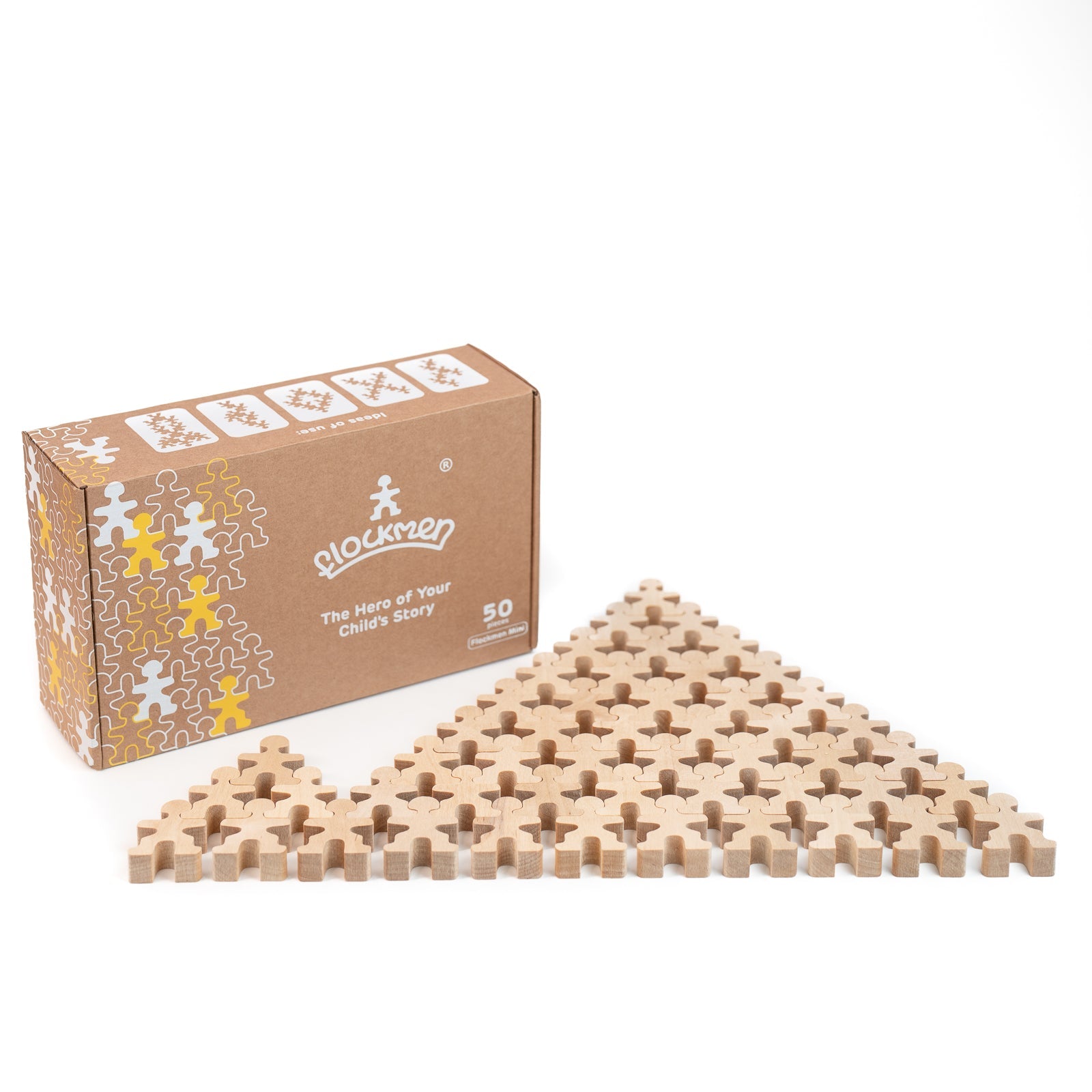 Mini-Holzfiguren Flock - Flockmen Mini (50 pcs)