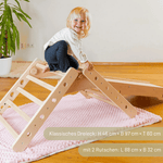 Sprossenwand LOOPO JUNGLE 20in1 | 200 kg belastbar | 2–99 Jahre | 20 Aufbauvariante - Kletterling – einfach Kind sein