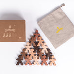 Holzfiguren Hautfarben-Set - "Skin Tone" set (15 pcs)