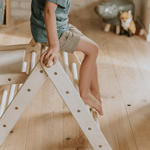 Höhenverstellbares Kletterdreieck ZICKLEIN | 5 - fach verstellbar | 60cm | 1 Teil | verstaubar - Kletterling – einfach Kind sein