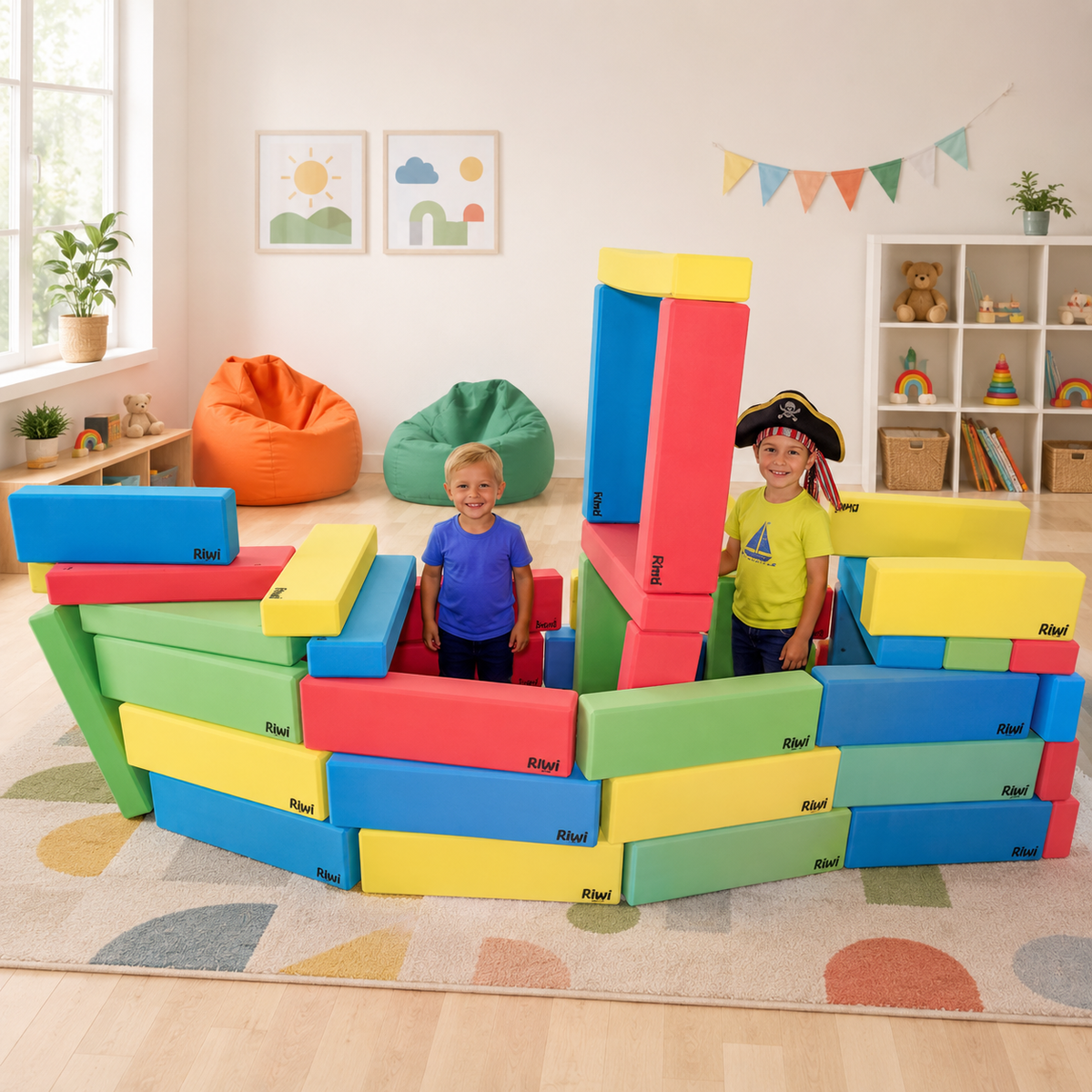 Kletterling Variantenbild | riwi-xxl-schaumstoff-bausteine | RIWI-DM-C36C-ZWUJ