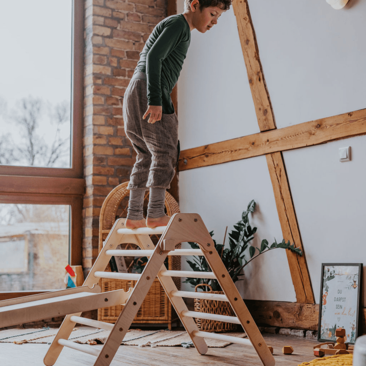 Kletterdreieck - Set KOALALING | 3 - teilig | klappbares Kletterdreieck | Zubehör erhältlich - Kletterling – einfach Kind sein