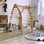 Sprossenwand EMMA HAUS | 180 kg belastbar |  4 Module | 3 Aufbauvarianten | erweiterbar | modulares System - Kletterling – einfach Kind sein