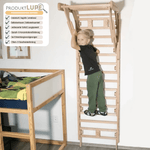 Sprossenwand EMMA FIFE |  180 kg belastbar | 2–99 Jahre | 5+ Aufbauvarianten - Kletterling – einfach Kind sein