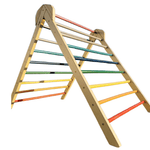 Kletterdreieck ROOT 2 + Rutsche | IN & OUTDOOR | 100 cm | Wunschfarbe möglich - Kletterling – einfach Kind sein