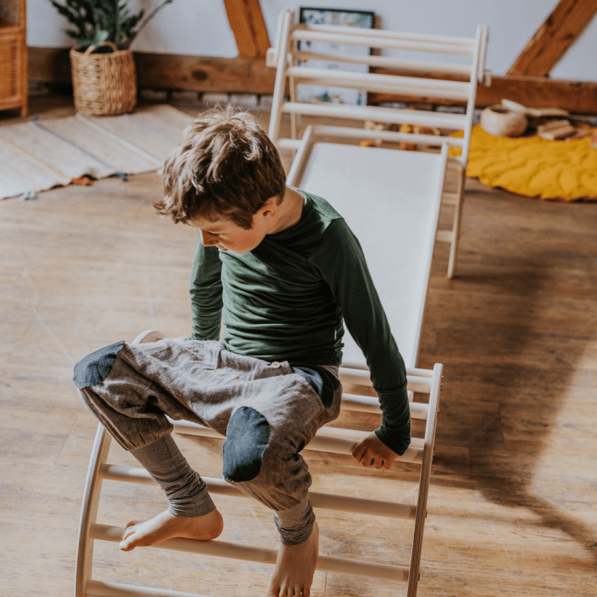 Kletterdreieck - Set KOALALING | 3 - teilig | klappbares Kletterdreieck | Zubehör erhältlich - Kletterling – einfach Kind sein