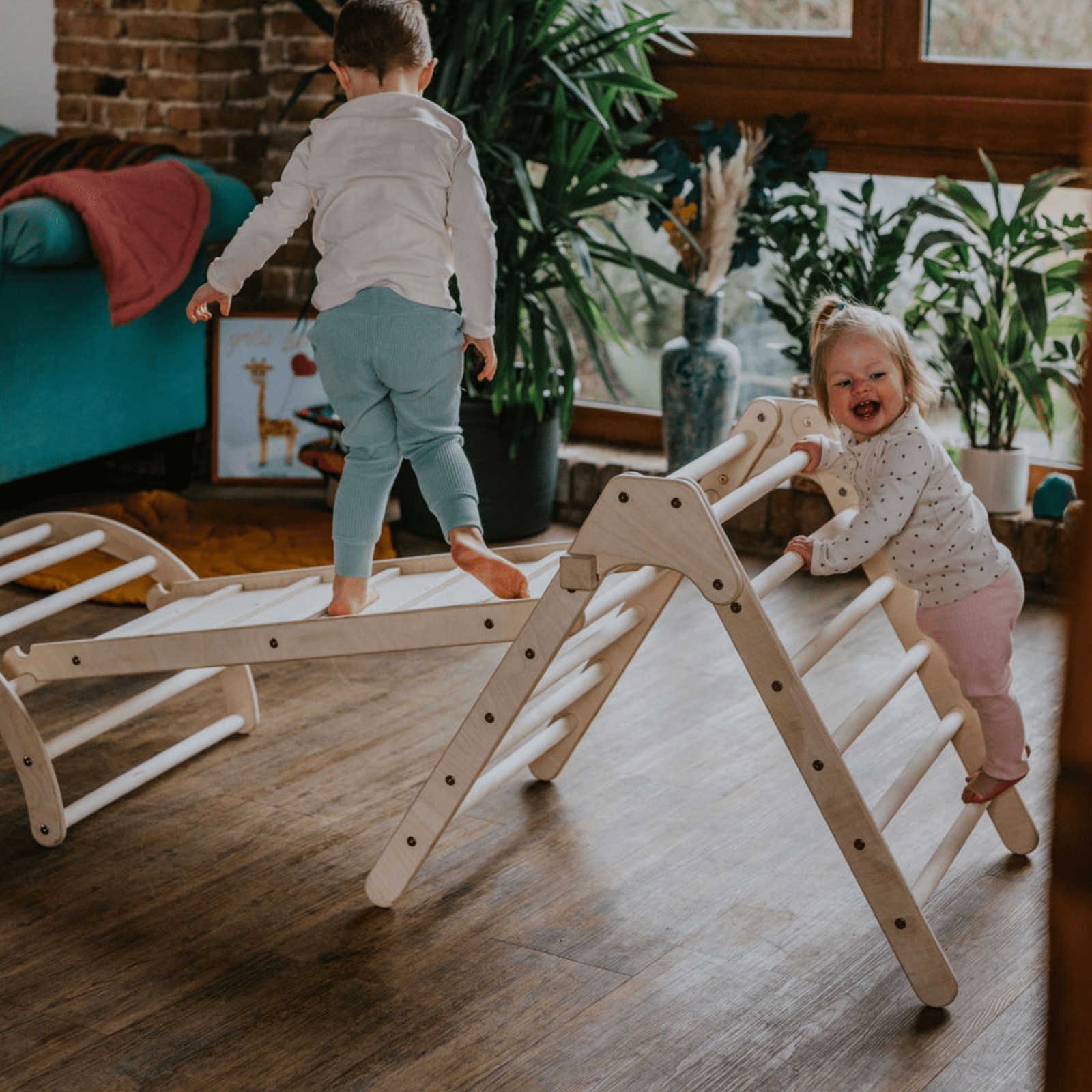 Kletterdreieck - Set KOALALING | 3 - teilig | klappbares Kletterdreieck | Zubehör erhältlich - Kletterling – einfach Kind sein