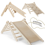 Höhenverstellbares Kletterdreieck ZICKLEIN | 5 - fach verstellbar | 60cm | 1 Teil | verstaubar - Kletterling – einfach Kind sein