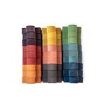 Bunte Holzfiguren Color Set - Colored Flockmen Set (27 pcs)