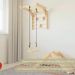 wandelbare Sprossenwand LOOPO MONKEY  7in1 | 200 kg belastbar | 2–99 Jahre | 7 Aufbauvarianten | modulares System - Kletterling – einfach Kind sein
