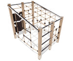 Klettergerüst SPIELPLATZ 707 | Sicheres und widerstandsfähiges Outdoor - Spielgerät für Kindertageseinrichtungen (bis 14 Jahre geeignet) - Kletterling – einfach Kind sein