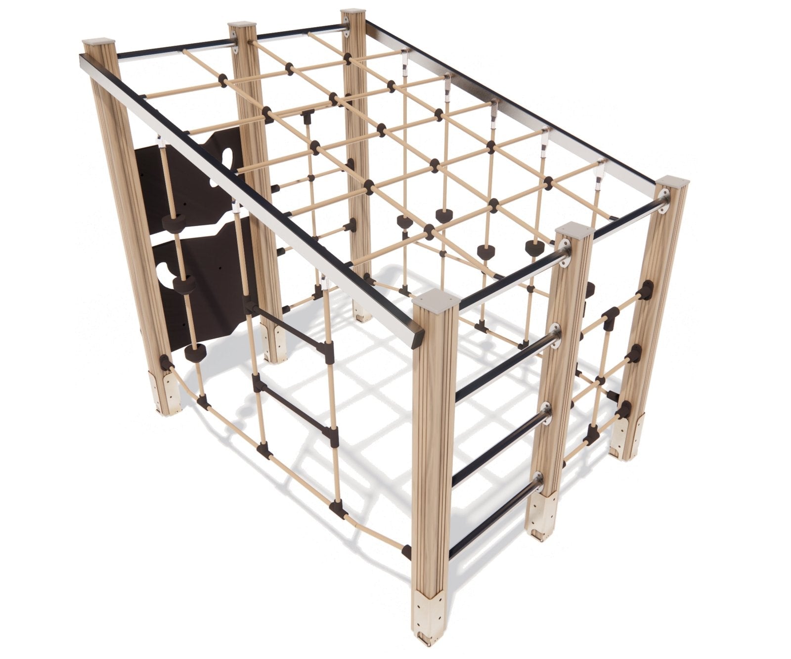 Klettergerüst SPIELPLATZ 707 | Sicheres und widerstandsfähiges Outdoor - Spielgerät für Kindertageseinrichtungen (bis 14 Jahre geeignet) - Kletterling – einfach Kind sein