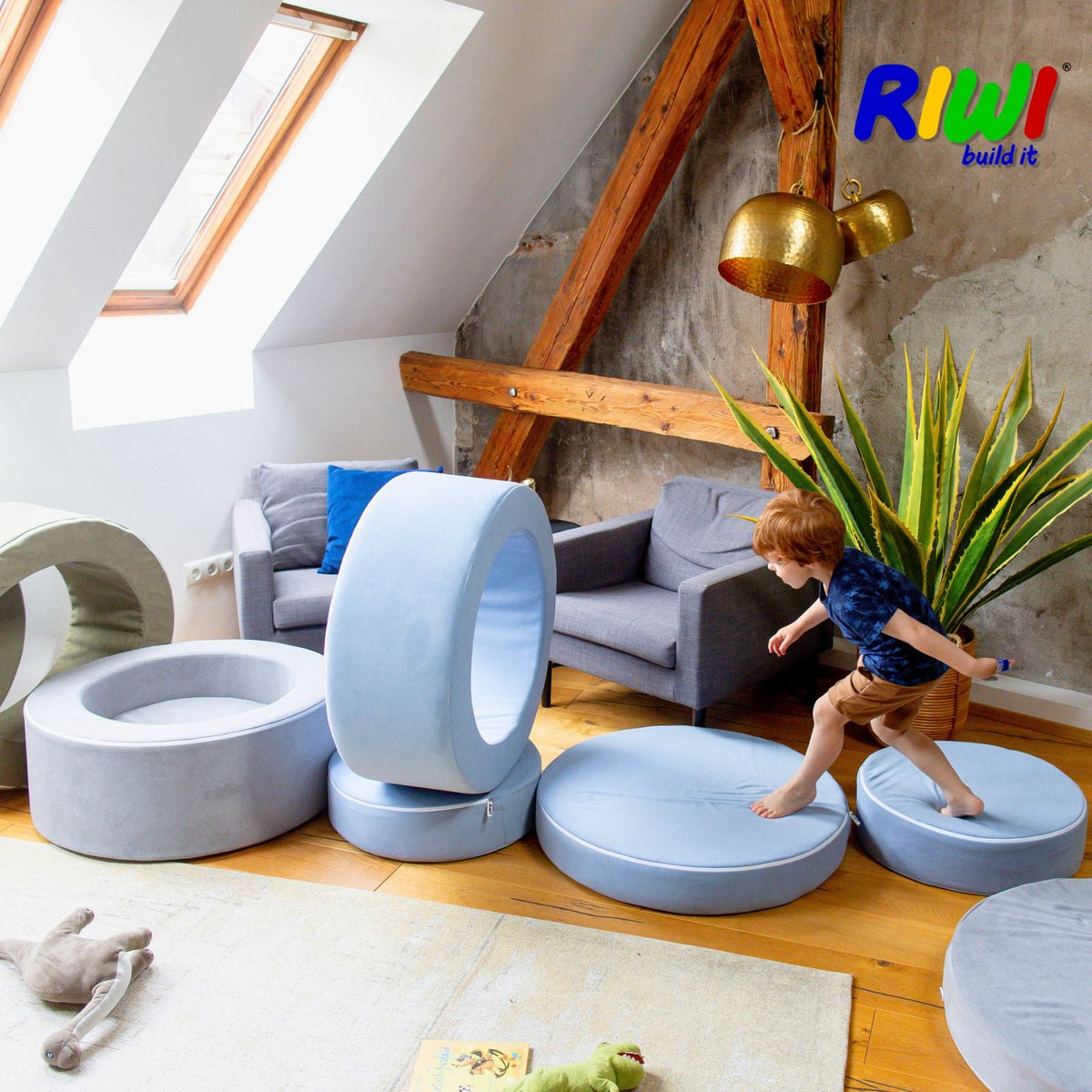 Spielhocker Loop Riwi - RIWI® Loop - modularer Spielhocker