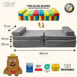Spielsofa mit Stauraum Riwi - RIWI® 2-in-1 Spielsofa & Aufbewahrungs-Set