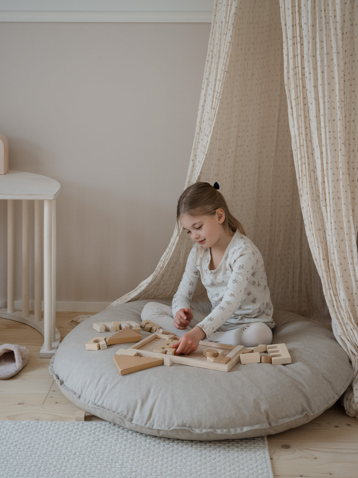 Bodenkissen Fit Lempi - LEMPI floor cushion | sand
