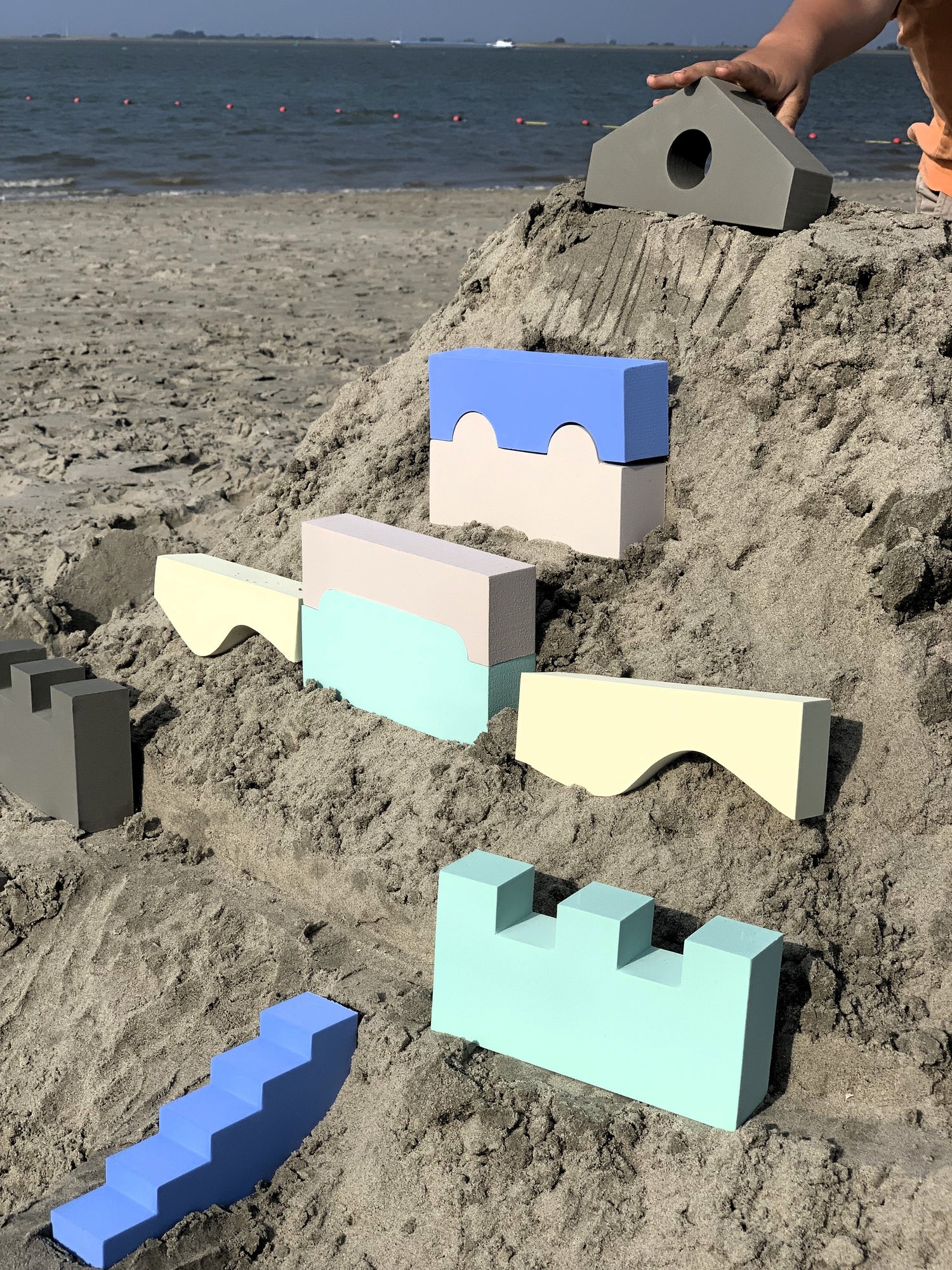 Puzzle-Bausteine Moes - Puzzle Blocks - Sky