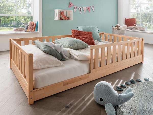 Bodenbett WALDNEST | mit Hausaufsatz | 90x200 cm - Bild 6