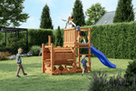 Spielturm Loco – Der kreative Spielzug für deinen Garten - Kletterling – einfach Kind sein