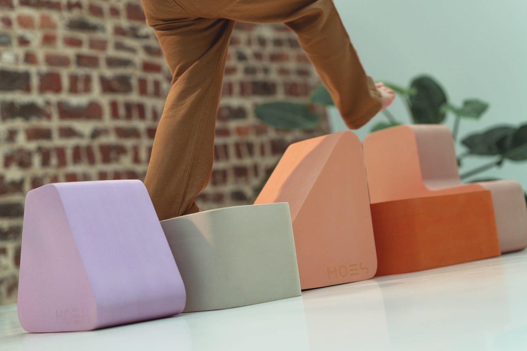 Schaumstoffbausteine Play Moes - Play Blocks - Earth Collection