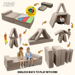 Spielsofa mit Stauraum Riwi - RIWI® 2-in-1 Spielsofa & Aufbewahrungs-Set
