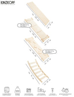 Klettergerüst ZAUBERBERG KLEIN | 2 Module | Sprossenstieg + Bogen | 51 cm | Zubehör erhältlich | erweiterbar - Kletterling – einfach Kind sein
