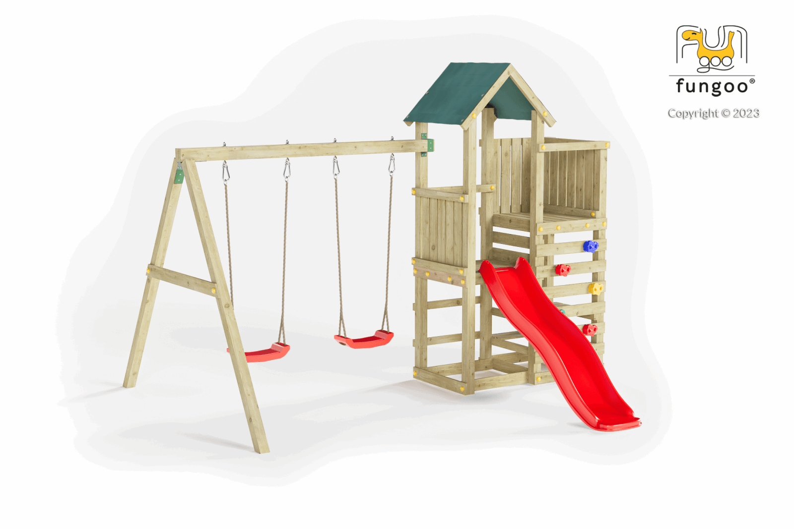 Spielturm Chester - Kletterling – einfach Kind sein