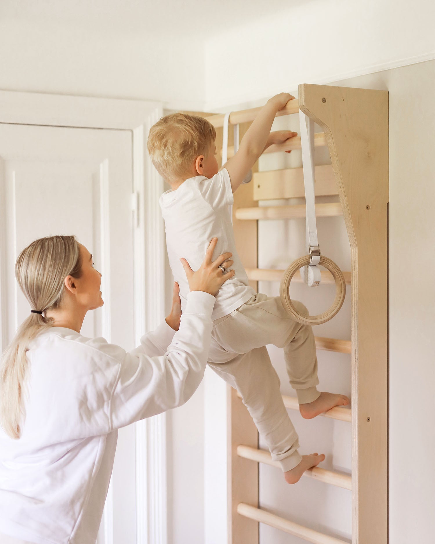 Mini-Sprossenwand Fit Taimi - TAIMI MINI wall bars | birch