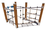 Klettergerüst SPIELPLATZ VE14 - Robuste Outdoor - Lösung für Kitas (Alter bis 6 Jahre) - Kletterling – einfach Kind sein