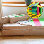 Spielsofa mit Stauraum Riwi - RIWI® 2-in-1 Spielsofa & Aufbewahrungs-Set