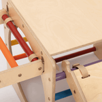 Spielplatz Set "Experten" bunt - 2 Kletterwürfel + 2 Leitern/Rutsche - Kletterling – einfach Kind sein