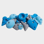 Kletterwand BK INDOOR aus 8 Teilen | 236 cm x 312 cm | inkl. 60 Griffen | 160 Loch - Kletterling – einfach Kind sein