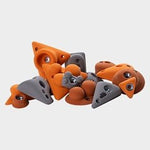 Kletterwand BK INDOOR aus 8 Teilen | 236 cm x 312 cm | inkl. 60 Griffen | 160 Loch - Kletterling – einfach Kind sein