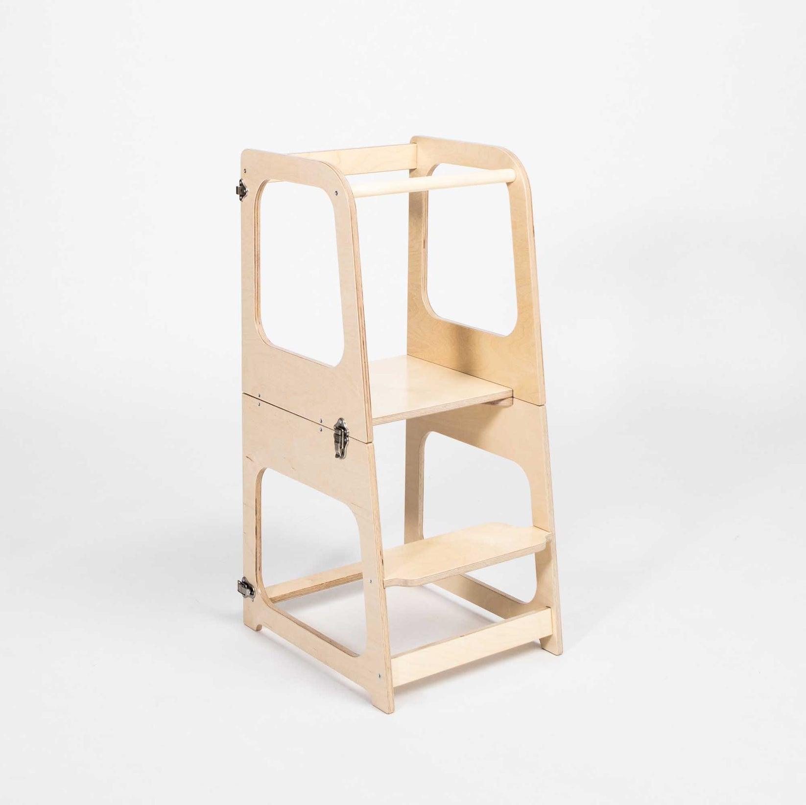 Vielseitiger 2 - in - 1 transformierbarer Lernturm - Kletterling – einfach Kind sein