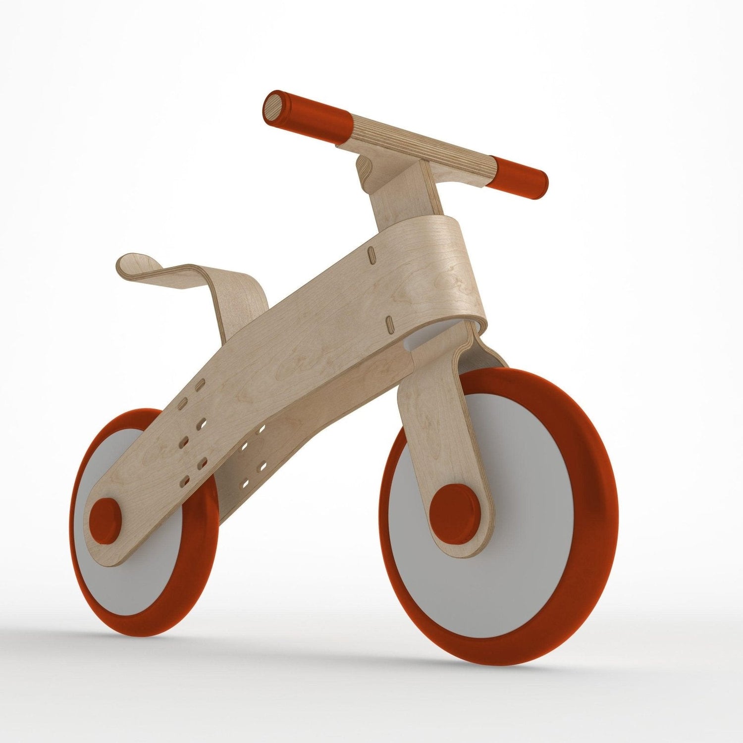 Laufrad aus Holz "Choppy" für Kinder von 1 - 4 (Braun) - Kletterling – einfach Kind sein