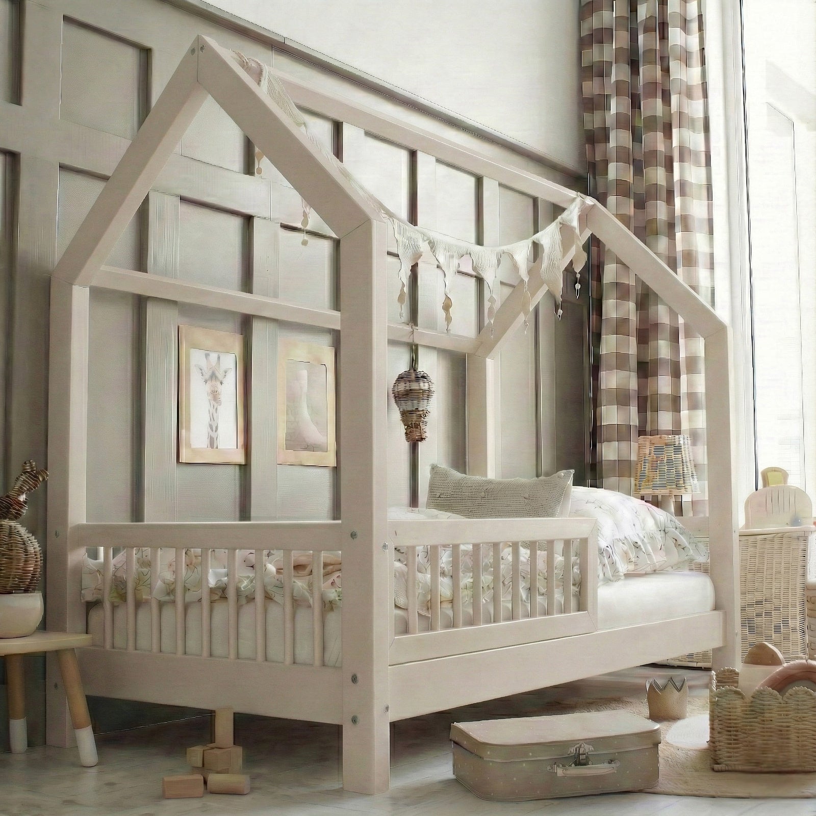 Hausbett STERNCHEN | mit Barriere | 90x200 cm - Bild 11