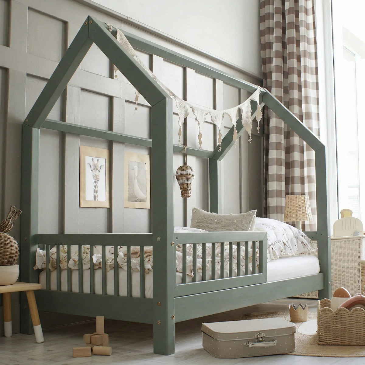 Hausbett STERNCHEN | mit Barriere | 90x200 cm - Bild 12
