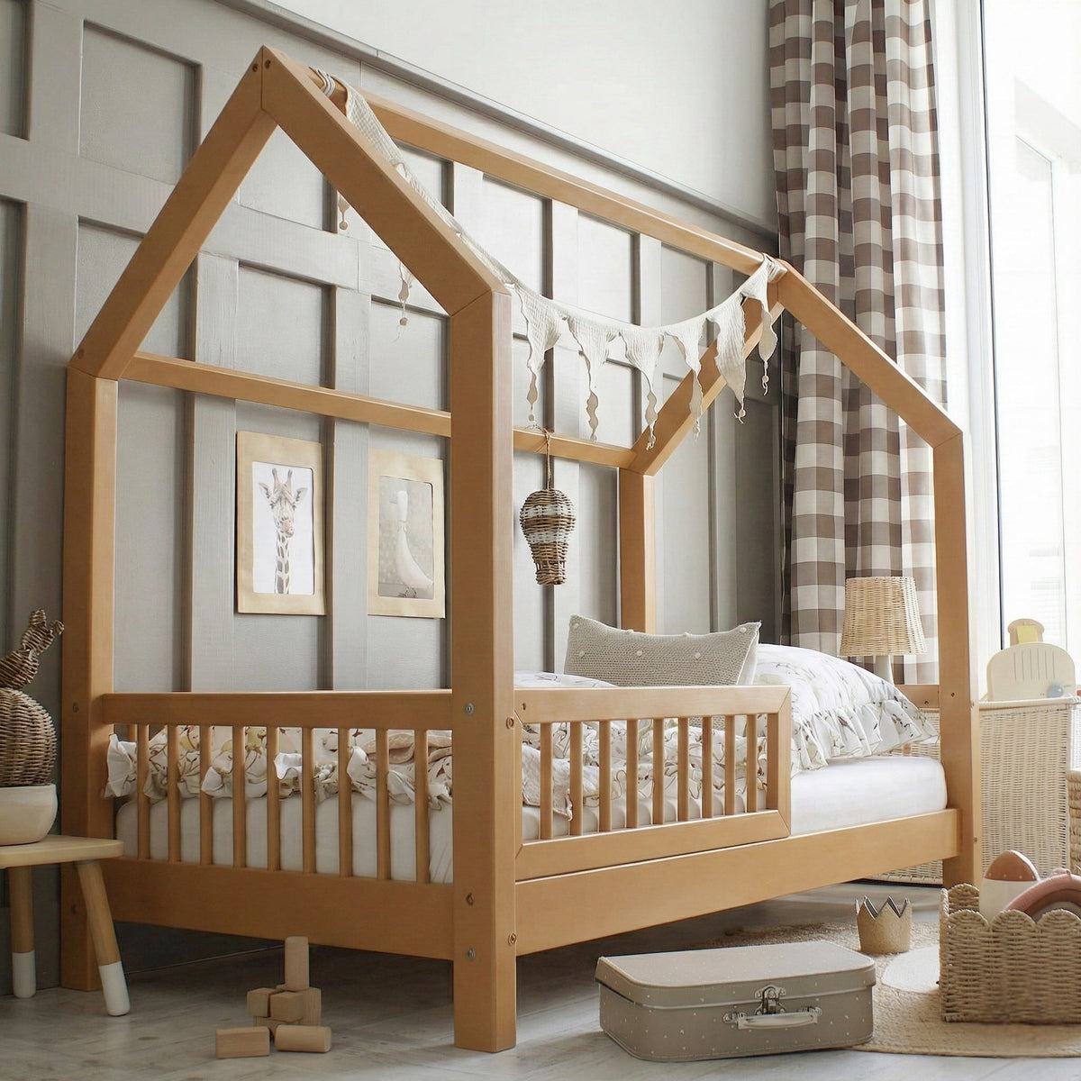 Hausbett STERNCHEN | mit Barriere | 90x200 cm - Bild 13