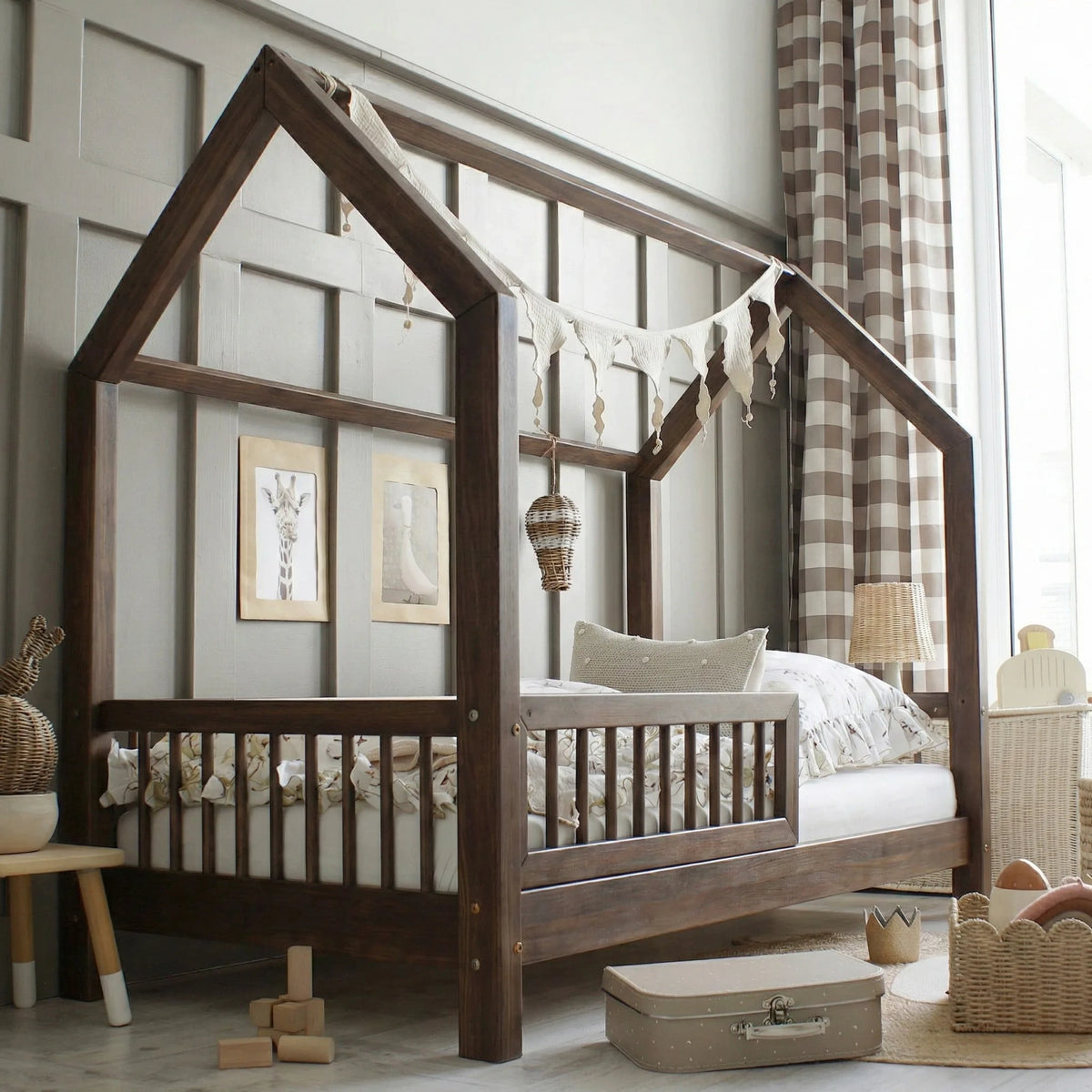 Hausbett STERNCHEN | mit Barriere | 90x200 cm - Bild 14