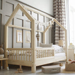 Hausbett STERNCHEN | mit Barriere | 90x200 cm - Bild 3