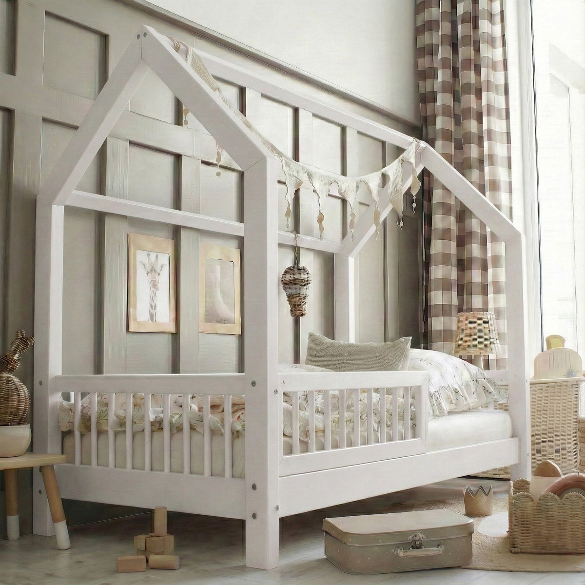 Hausbett STERNCHEN | mit Barriere | 90x200 cm - Bild 5