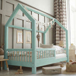 Hausbett STERNCHEN | mit Barriere | 90x200 cm - Bild 8