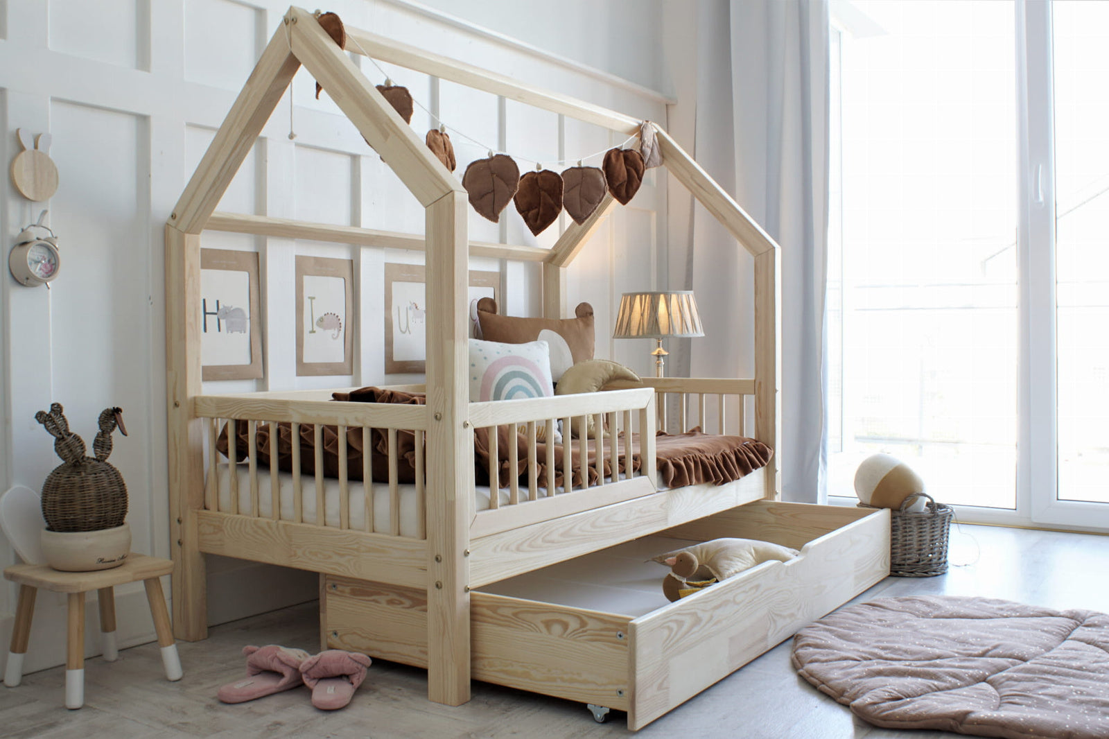 Hausbett STERNCHEN PLUS | mit Schublade | 90x200 cm - Bild 14