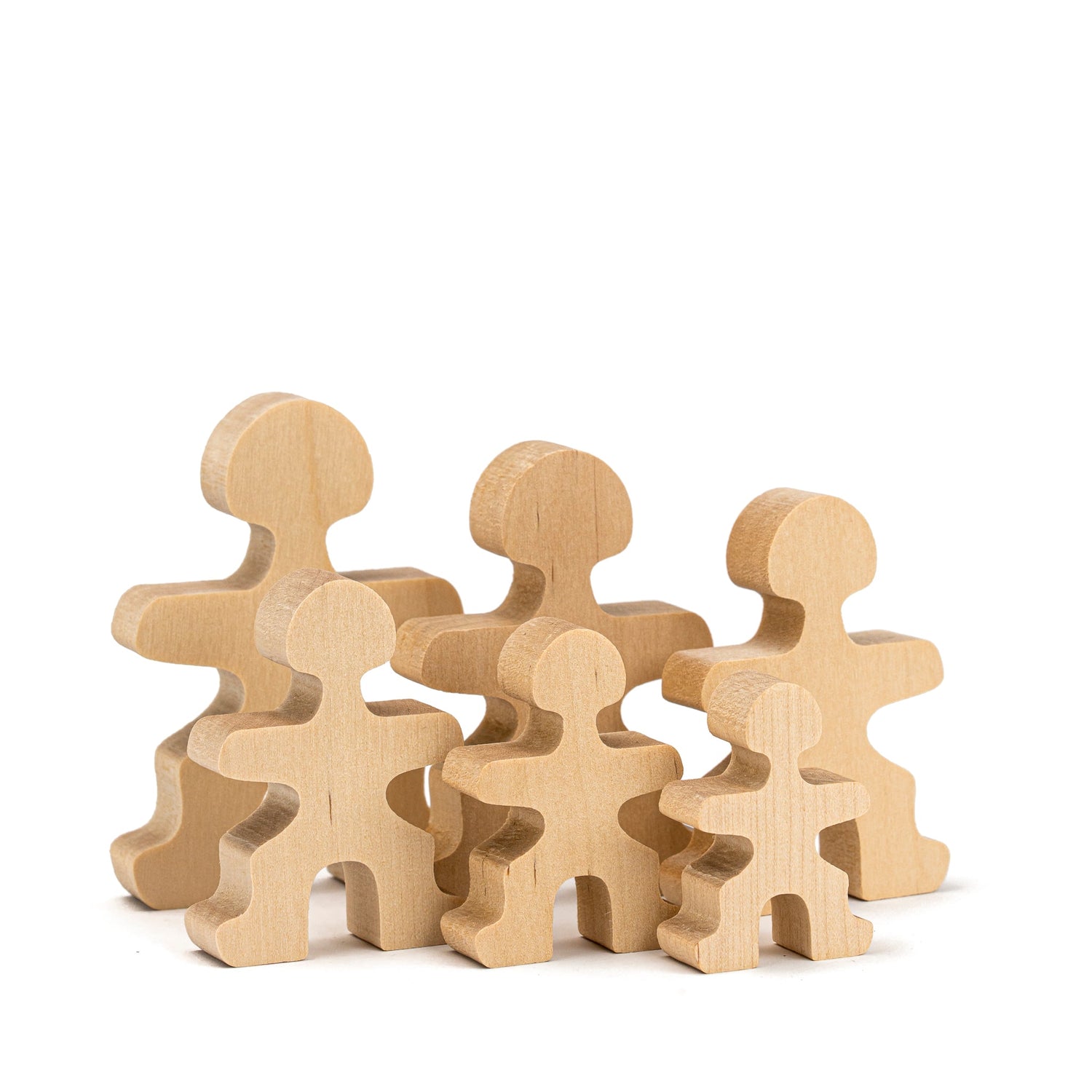 Holzfiguren Family Set - Flockmen Family (30pcs)