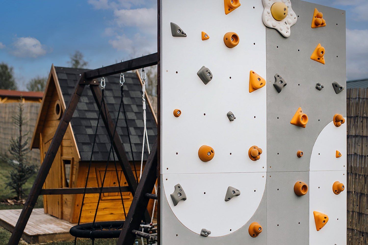 Einzelelement Kletterwand BK OUTDOOR | 118 x 78 cm | 20 Loch - Kletterling – einfach Kind sein