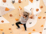 Kletterwand BK INDOOR aus 10 Teilen | 236 cm x 390 cm | inkl. 75 Griffen | 200 Loch - Kletterling – einfach Kind sein