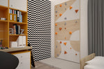 Kletterwand BK INDOOR aus 3 Teilen | 234 cm x 118 cm | inkl. 23 Griffen | 60 Loch - Kletterling – einfach Kind sein