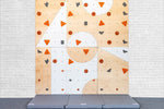 Kletterwand BK INDOOR aus 6 Teilen | 236 cm x 234 cm | inkl. 45 Griffen | 120 Loch - Kletterling – einfach Kind sein